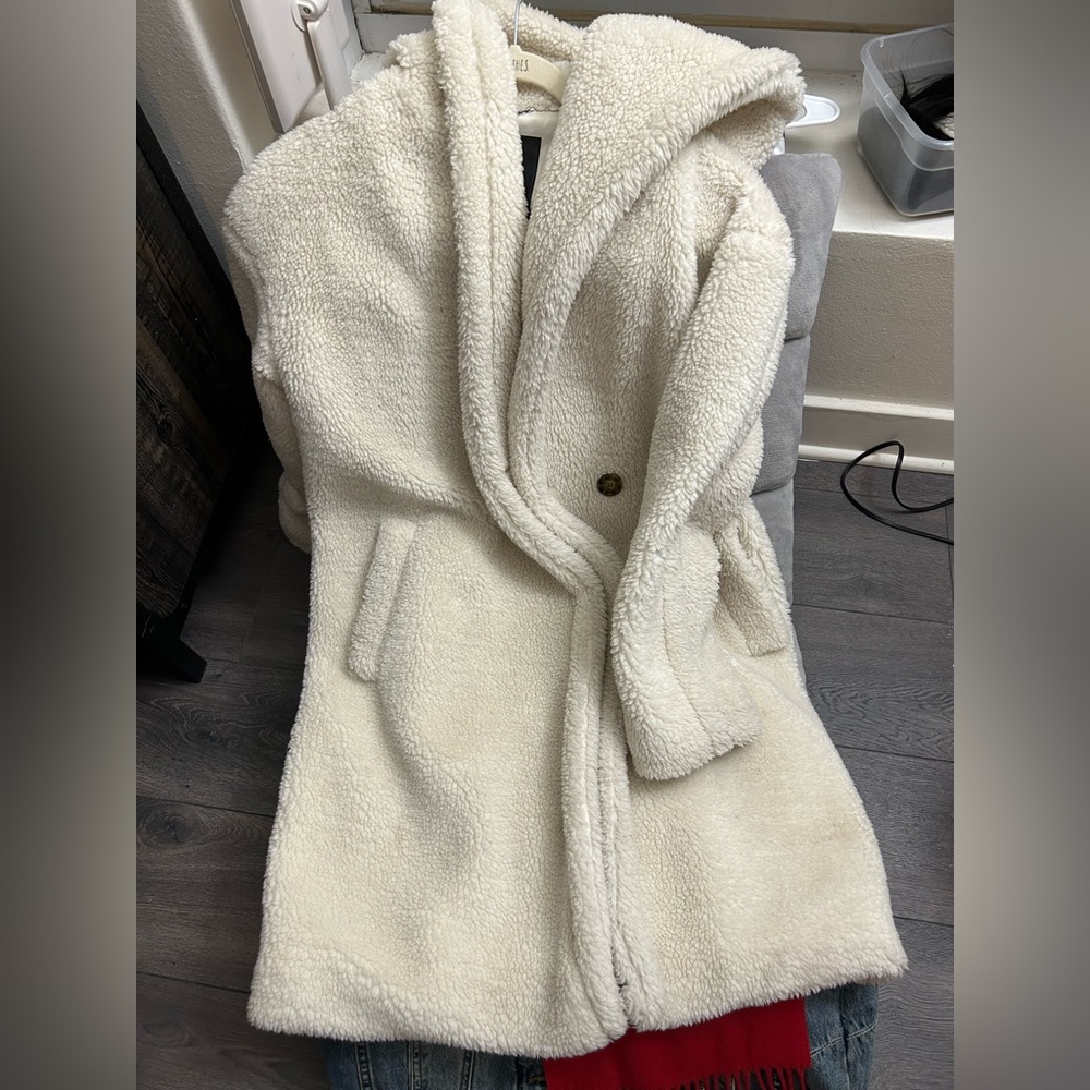 Lucky Brand Teddy Coat Size S